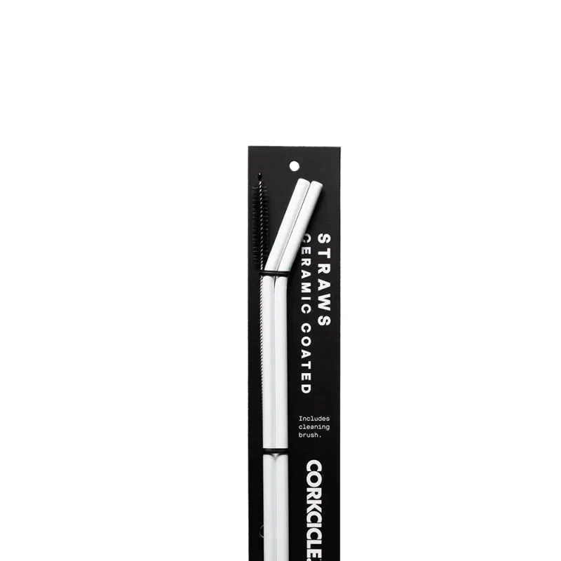 Ceramic Coated Straw Set