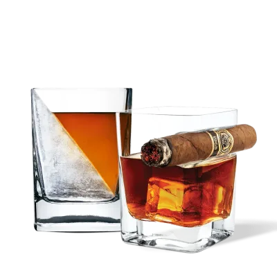 Whiskey Wedge + Cigar Glass -paketti