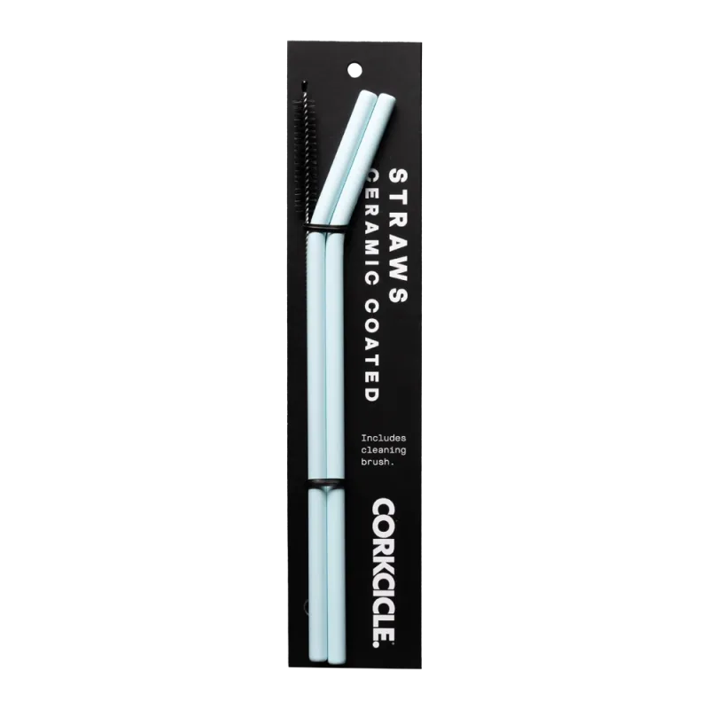Ceramic Coated Straw Set