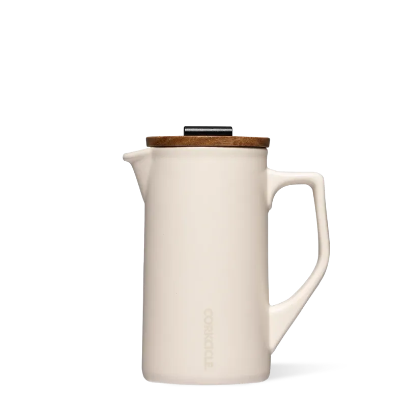 Cafetière à piston en céramique